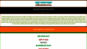 What Madhurmatkalive.com website looked like in 2020 (3 years ago)