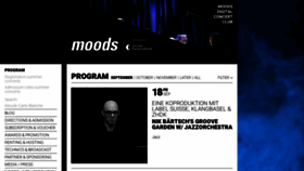 What Moods.ch website looked like in 2020 (3 years ago)