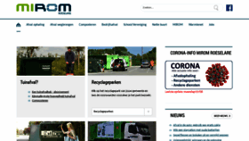 What Mirom.be website looked like in 2020 (3 years ago)