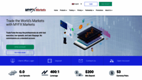 What Myfxmarkets.com website looked like in 2020 (3 years ago)