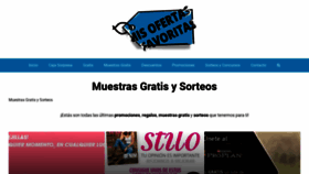 What Misofertasfavoritas.com website looked like in 2020 (3 years ago)
