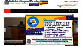 What Modiinstitutionskota.org website looked like in 2020 (3 years ago)