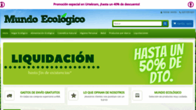What Mundoecologico.es website looked like in 2020 (3 years ago)