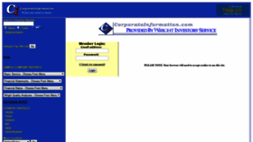What Member.corporateinformation.com website looked like in 2020 (3 years ago)