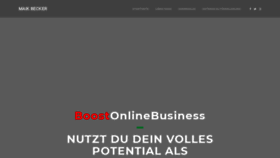 What Maik-becker.de website looked like in 2020 (3 years ago)