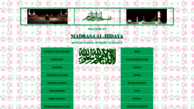 What Madrasahidaya.net website looked like in 2020 (3 years ago)