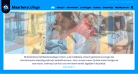 What Maartenscollege.nl website looked like in 2020 (3 years ago)
