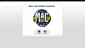 What Macmusic.org website looked like in 2020 (3 years ago)