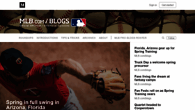 What Mlblogs.com website looked like in 2020 (3 years ago)