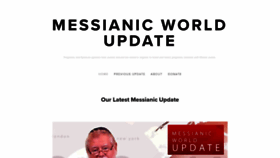 What Messianicworldupdate.com website looked like in 2020 (3 years ago)