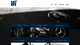 What Mbrent.cz website looked like in 2020 (3 years ago)