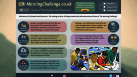 What Morningchallenge.co.uk website looked like in 2020 (3 years ago)