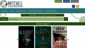 What Mitchell.lib.in.us website looked like in 2020 (3 years ago)