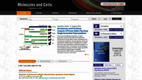 What Molcells.org website looked like in 2020 (3 years ago)