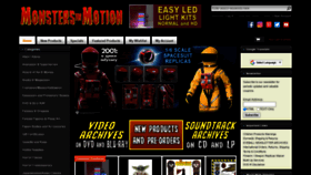 What Monstersinmotion.com website looked like in 2020 (3 years ago)