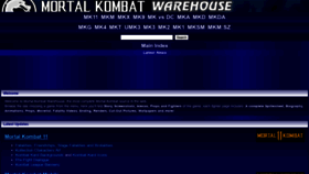 What Mortalkombatwarehouse.com website looked like in 2020 (3 years ago)