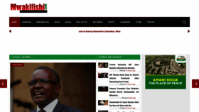 What Mwakilishi.com website looked like in 2020 (3 years ago)
