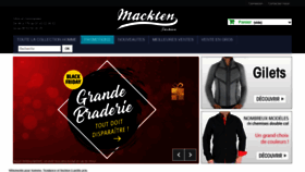 What Macktenfashion.com website looked like in 2020 (3 years ago)
