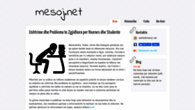 What Mesoj.net website looked like in 2020 (3 years ago)
