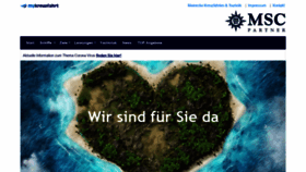 What Msc-seereisen.de website looked like in 2020 (3 years ago)