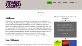 What Mindbodysuccessacademy.com website looked like in 2020 (3 years ago)