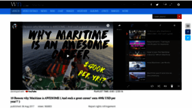 What Maritimenews.com website looked like in 2020 (3 years ago)