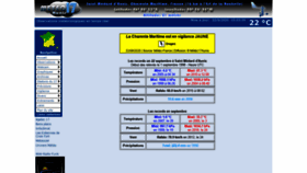 What Meteo17aunis.fr website looked like in 2020 (3 years ago)