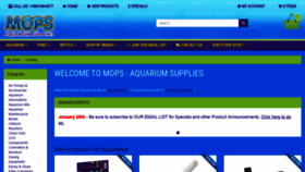What Mops.ca website looked like in 2020 (3 years ago)