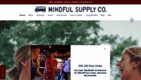 What Mindfulsupply.com website looked like in 2020 (3 years ago)