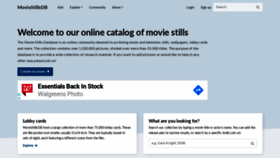 What Moviestillsdb.com website looked like in 2020 (3 years ago)