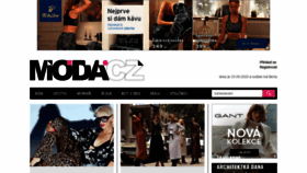 What Moda.cz website looked like in 2020 (3 years ago)