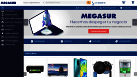 What Megasur.es website looked like in 2020 (3 years ago)