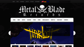 What Metalblade.com website looked like in 2020 (3 years ago)