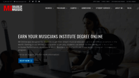 What Mi.edu website looked like in 2020 (3 years ago)