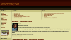 What Mortfamily.net website looked like in 2020 (3 years ago)
