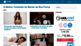 What Mundoboaforma.com.br website looked like in 2020 (3 years ago)