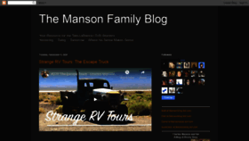 What Mansonblog.com website looked like in 2020 (3 years ago)