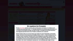 What Mamacommunity.de website looked like in 2020 (3 years ago)