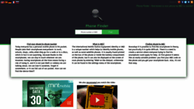 What My-phone-finder.com website looked like in 2020 (5 years ago)
