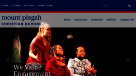 What Mountpisgahschool.org website looked like in 2020 (3 years ago)