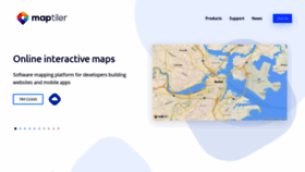 What Maptiler.org website looked like in 2020 (3 years ago)