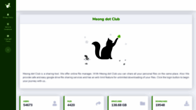 What Meong.club website looked like in 2020 (3 years ago)