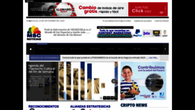 What Mscnoticias.com.ve website looked like in 2020 (3 years ago)