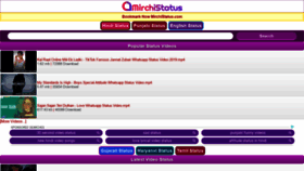 What Mirchistatus.com website looked like in 2020 (3 years ago)