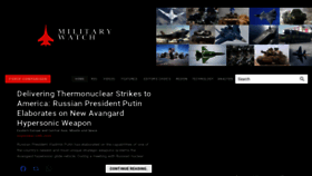 What Militarywatchmagazine.com website looked like in 2020 (3 years ago)