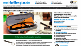 What Meinbrillenglas.de website looked like in 2020 (3 years ago)