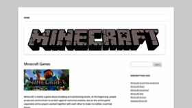 What Minecraftm.com website looked like in 2020 (3 years ago)
