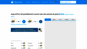 What Meteovista.fr website looked like in 2020 (3 years ago)