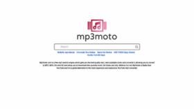 What Mp3moto.com website looked like in 2020 (3 years ago)