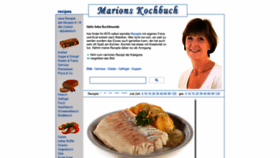 What Marions-kochbuch.de website looked like in 2020 (3 years ago)